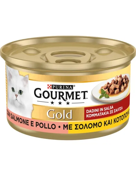 Gourmet Gold Dadini Salmone e Pollo 85g
