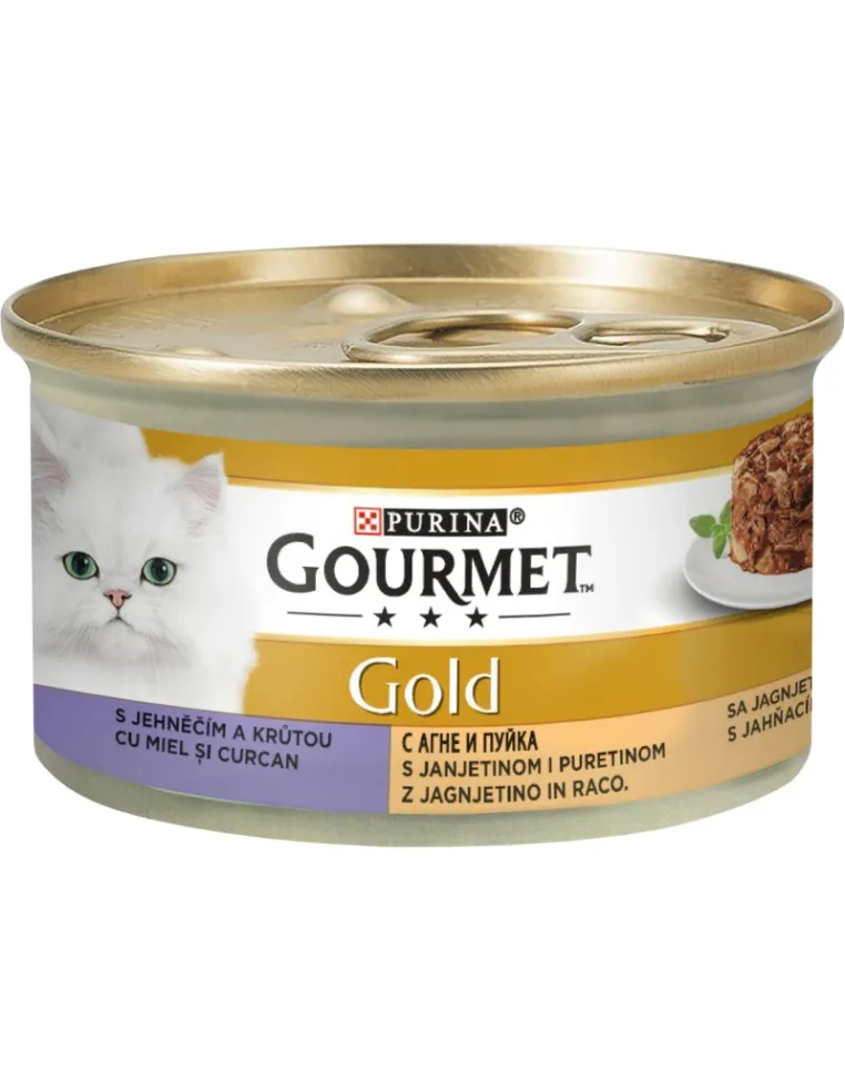 Gourmet Gold Intrecci Gusto Tacchino Agnello 85g