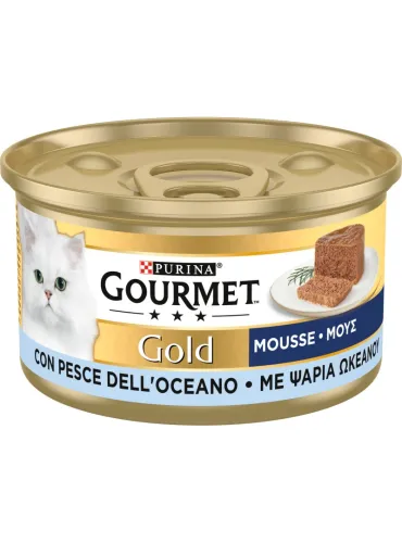 Gourmet Gold Mousse con Pesce dell'Oceano 85g
