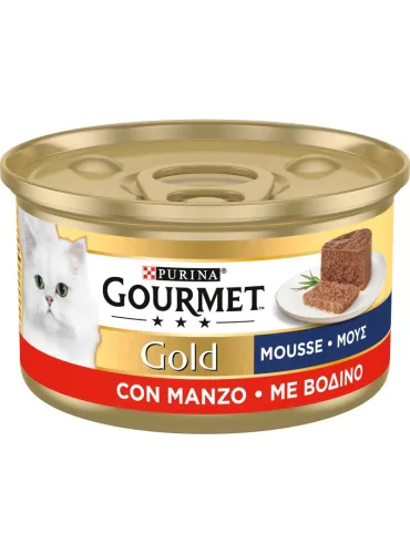 Gourmet Gold Mousse Manzo Prelibato 85g
