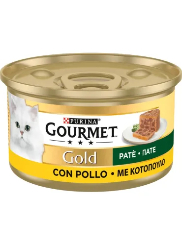 Gourmet Gold Pate con Pollo 85g