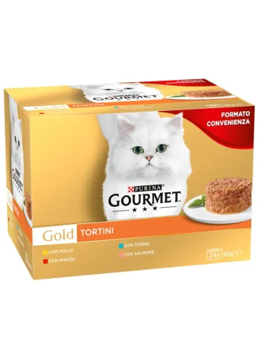 Gourmet Gold Tortini Cat Food 24x85gr