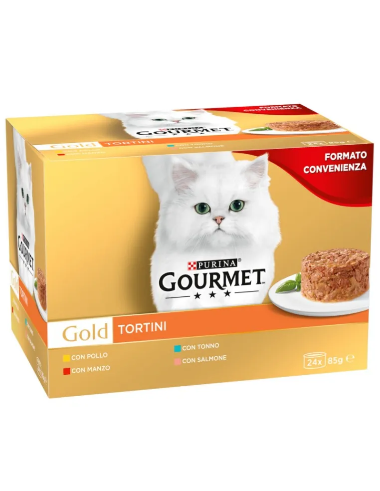Gourmet Gold Tortini Cat Food 24x85gr
