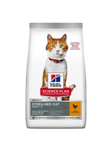 Hills Science Plan Sterilised Pollo 7kg Cat
