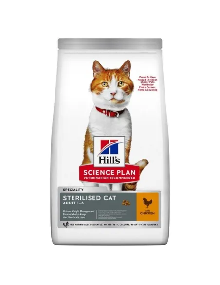 Hills Science Plan Sterilised Pollo 7kg Cat