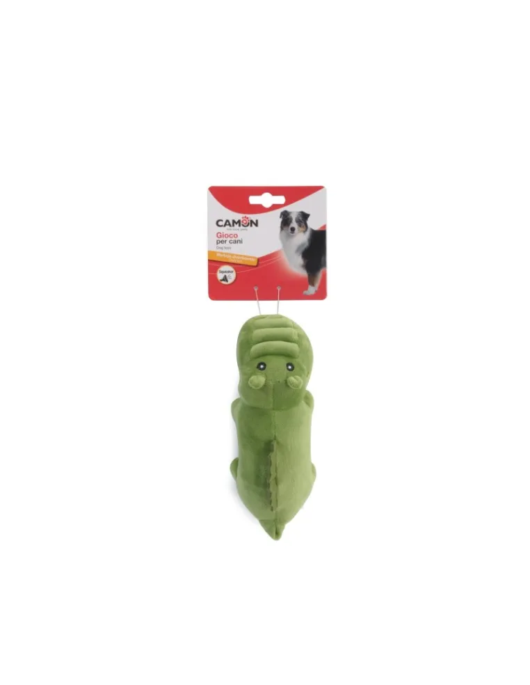 Ippopotamo Gioco Cane Grigio/Verde 20cm