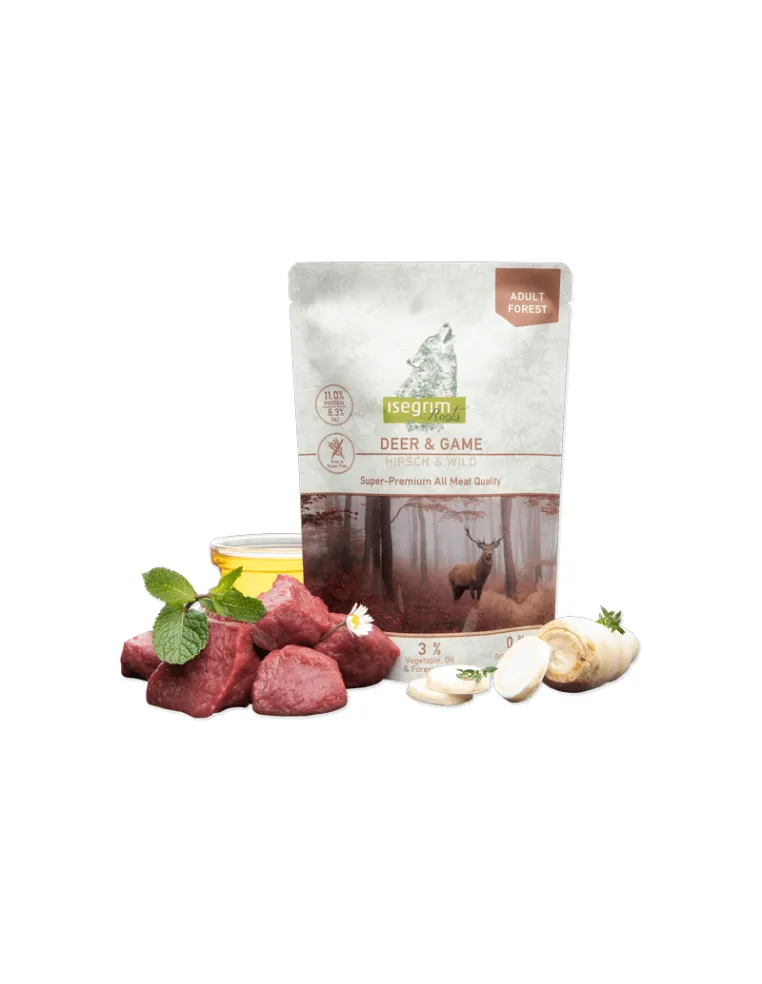 ISEGRIM ROOTS Cervo Selvaggina 410g Busta