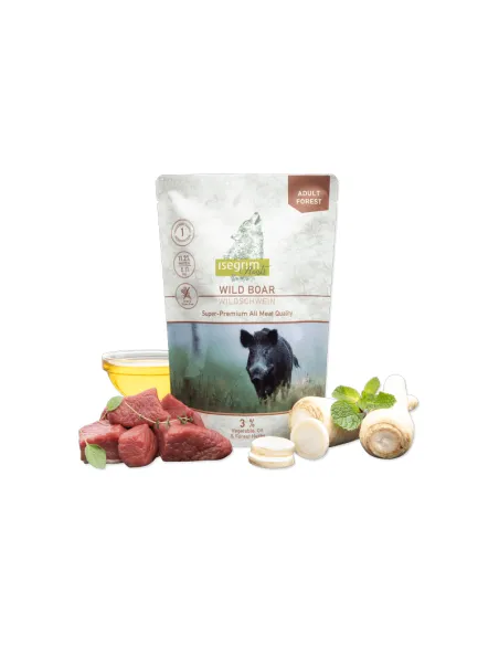 ISEGRIM ROOTS Cinghiale Busta 410g Dog Food ISEGRIM ROOTS Cinghiale Busta 410g Dog Food