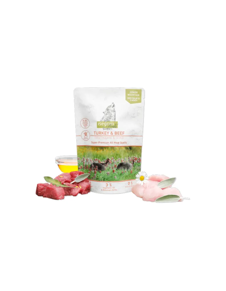 ISEGRIM ROOTS Junior Manzo 410g Busta