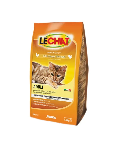 LeChat Adult Crocc Pollo e Tacchino 1.5kg