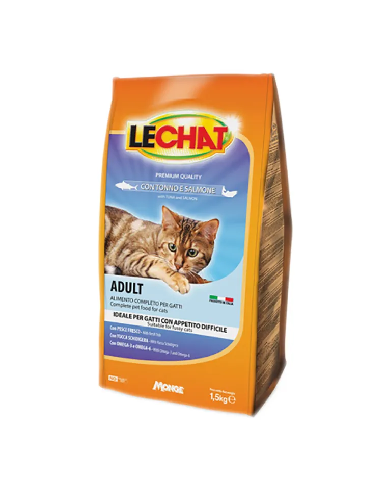 LeChat Adult Croccantini Tonno e Salmone 1.5kg