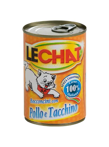 LeChat Bocconcini Pollo e Tacchino 400g