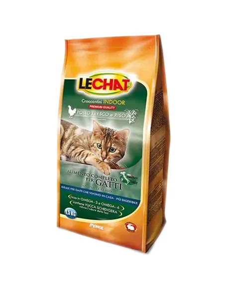 LeChat Indoor Pollo e Riso 1.5kg Croccantini LeChat Indoor Pollo e Riso 1.5kg Croccantini