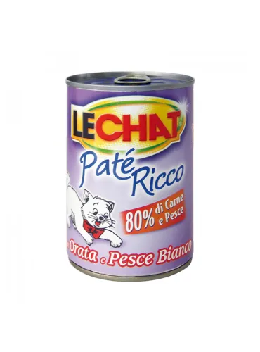LeChat Paté Ricco Orata e Pesce Bianco 400g