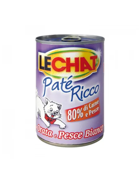 LeChat Paté Ricco Orata e Pesce Bianco 400g LeChat Paté Ricco Orata e Pesce Bianco 400g