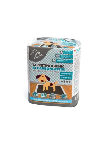 Leopet Faldone Carboni Attivi 60x60 Confezione 50 Pezzi