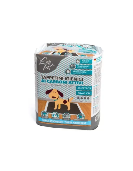 Leopet Faldone Carboni Attivi 60x60 Confezione 50 Pezzi Leopet Faldone Carboni Attivi 60x60 Confezione 50 Pezzi