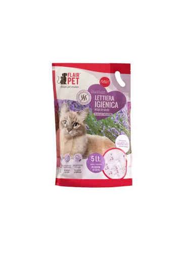 Lettiera Flair Pet Silicio Lavanda 5lt
