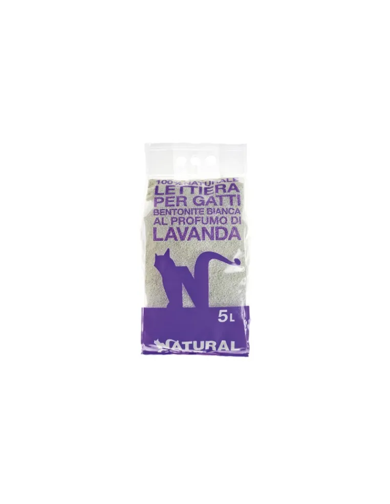 Lettiera Natural Code Bentonite Lavanda 5lt