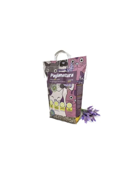 Lettiera Paglianatura Vegetale Lavanda 6lt