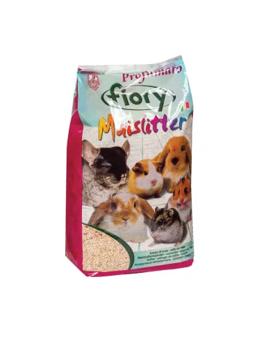 Letto di Mais Frutti di Bosco per Roditori Fiory 5L