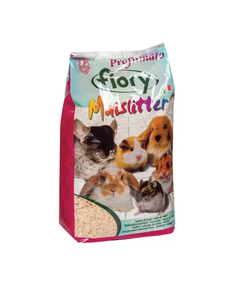 Letto di Mais Frutti di Bosco per Roditori Fiory 5L Letto di Mais Frutti di Bosco per Roditori Fiory 5L