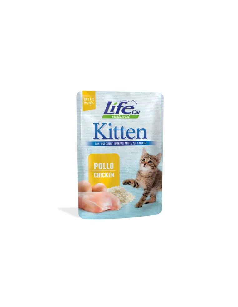 LifeCat Kitten Pollo Busta 70g
