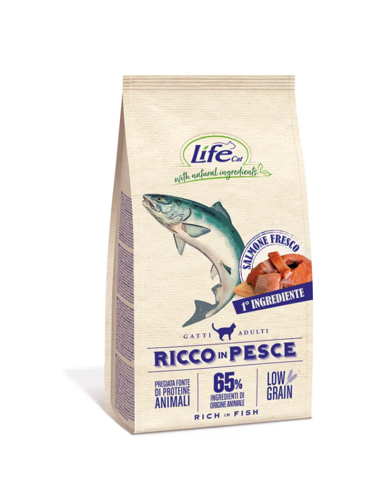 LifeCat Low Grain Pesce 1.5kg