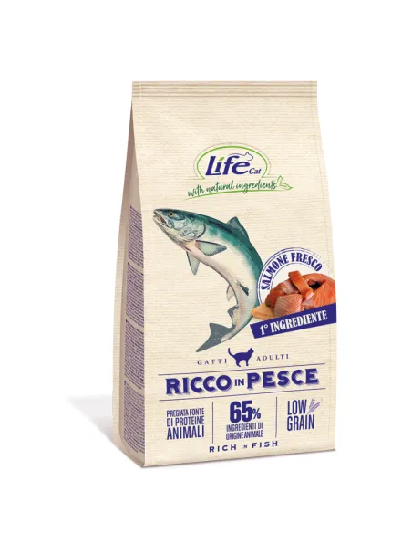 LifeCat Low Grain Pesce 1.5kg