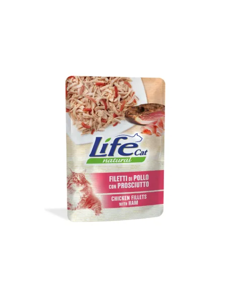 LifeCat Pollo Prosciutto Busta 70gr