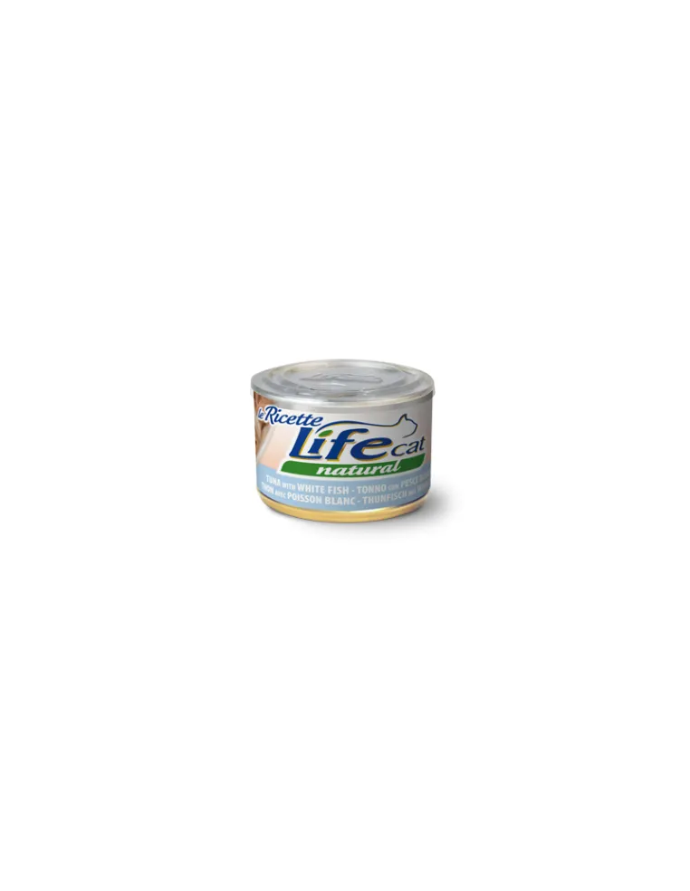 LifeCat Ricette Tonno e Pesce Bianco 150g