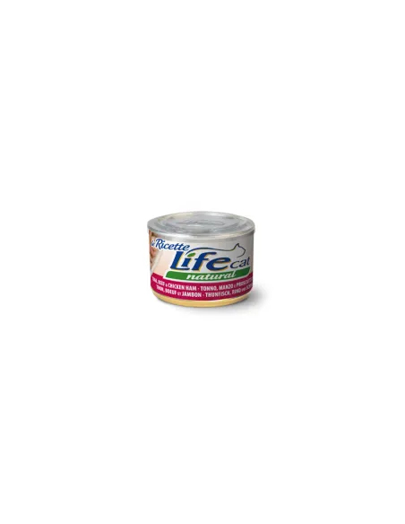 LifeCat Ricette Tonno Manzo Prosciutto 150g LifeCat Ricette Tonno Manzo Prosciutto 150g