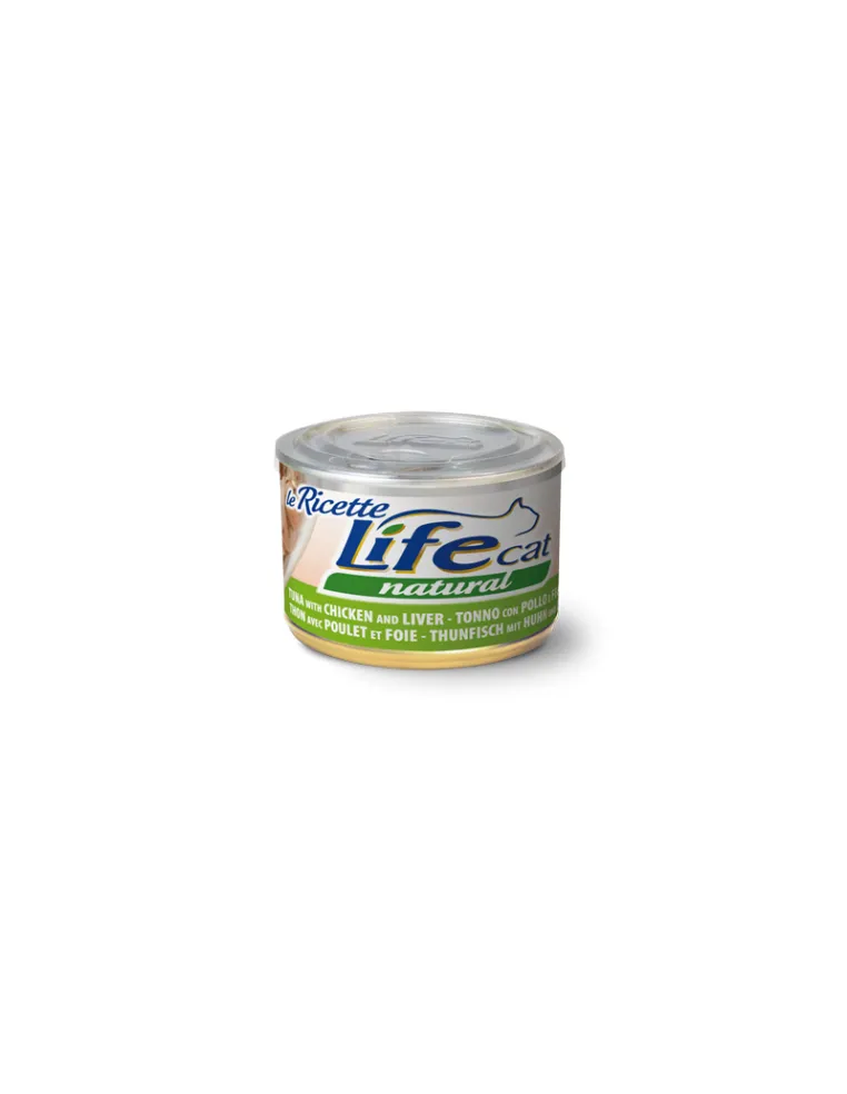 LifeCat Ricette Tonno Pollo Fegatini 150g