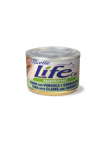 LifeCat Ricette Tonno, Vongole e Gamberetti 150g
