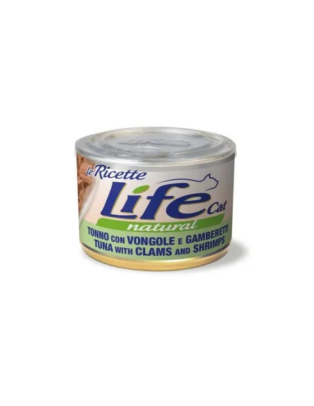 LifeCat Ricette Tonno, Vongole e Gamberetti 150g