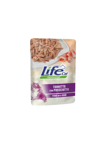 LifeCat Tonnetto con Prosciutto Busta 70g