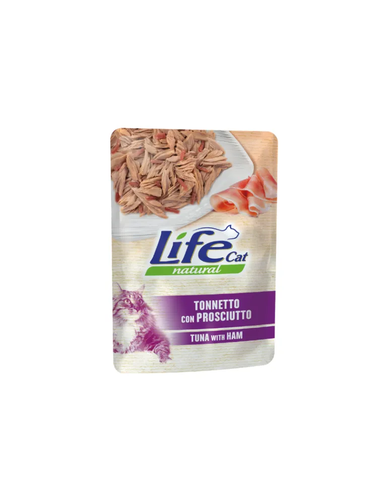 LifeCat Tonnetto con Prosciutto Busta 70g