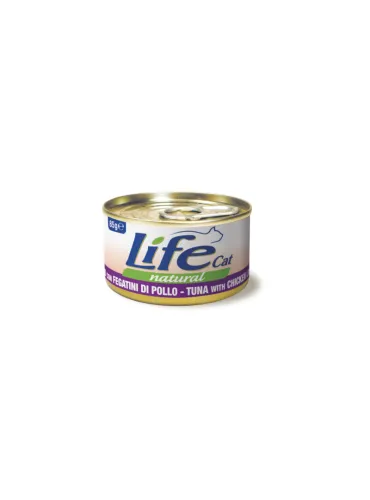 LifeCat Tonno e Fegatini di Pollo 85g
