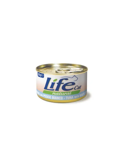LifeCat Tonno e Pesce Bianco 85g
