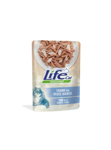 LifeCat Tonno e Pesce Bianco Busta 70g