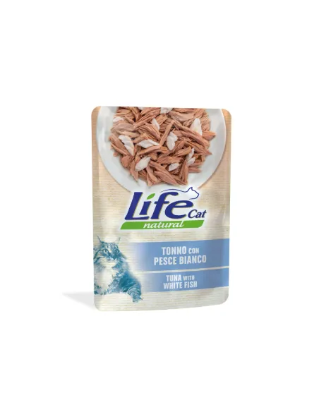 LifeCat Tonno e Pesce Bianco Busta 70g