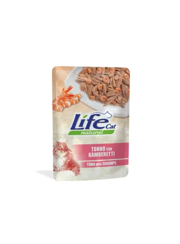 LifeCat Tonno Gamberetti 70g Busta