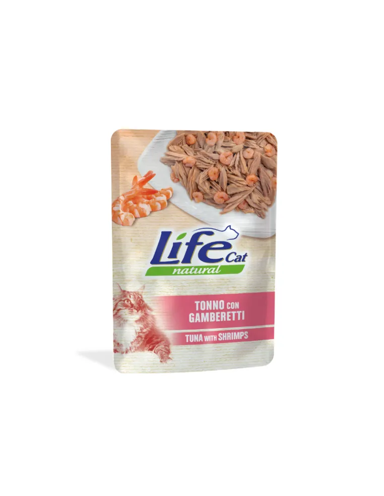 LifeCat Tonno Gamberetti 70g Busta