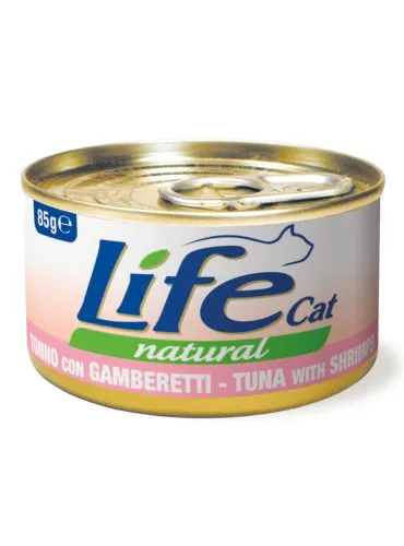 LifeCat Tonno Gamberetti 85g