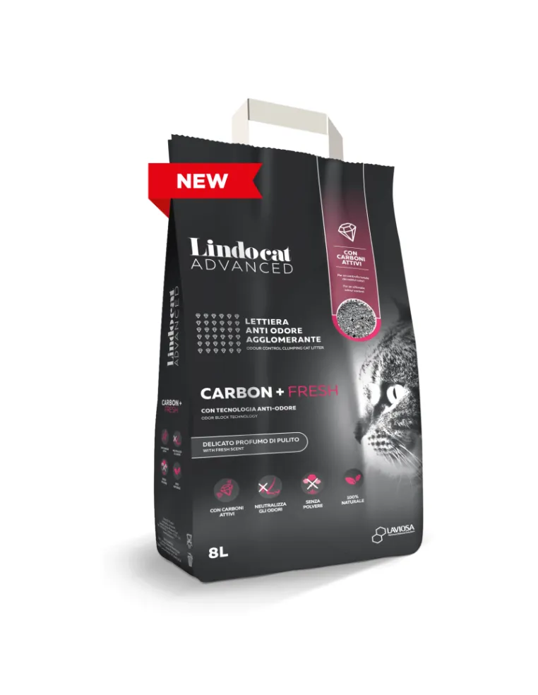Lindocat Carbon Plus Fresh Lettiera 8LT