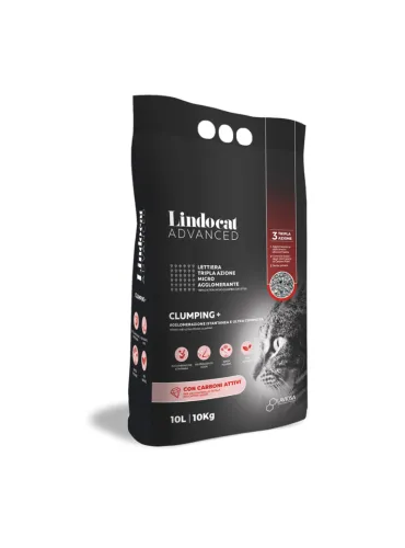 Lindocat Clumping+ Carboni Attivi Lettiera 10Lt/10Kg