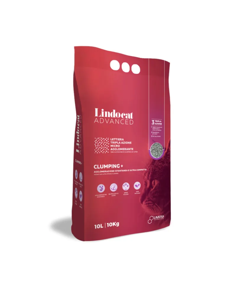 Lindocat Clumping+ Talco Lettiera 10lt 10kg
