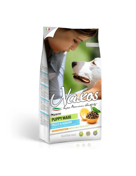 Maxi Pollo Agrumi Dog Naxos Puppy 12kg