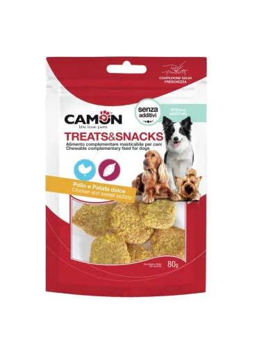 Medaglioni Impanati Pollo Patata Dog Snack 80gr