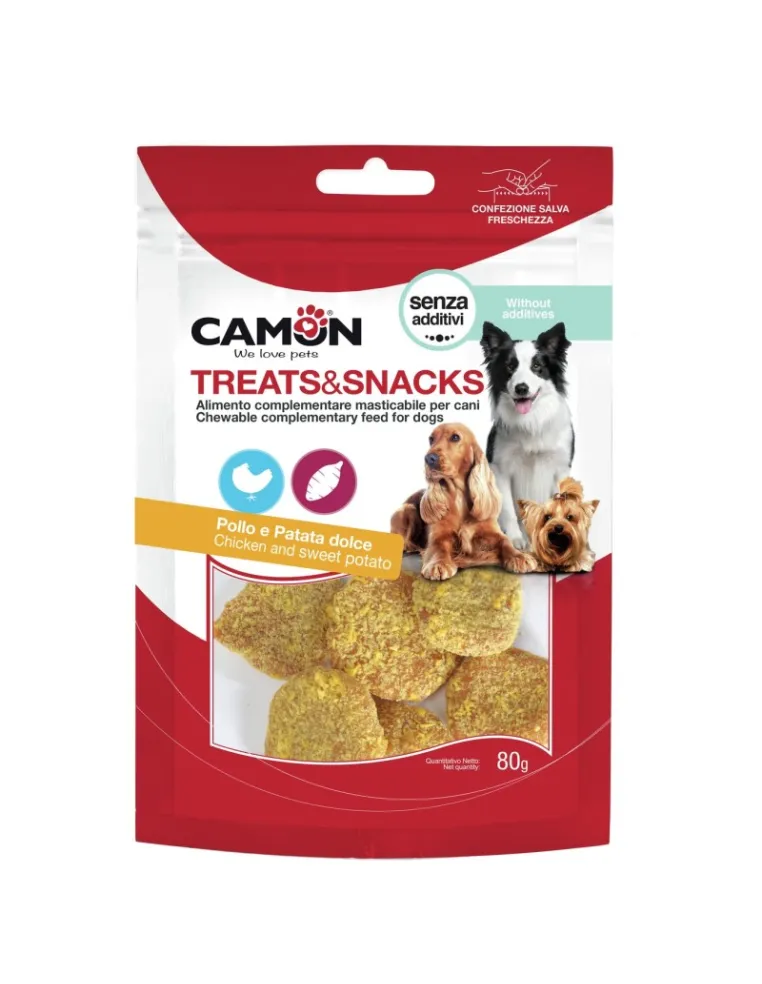 Medaglioni Impanati Pollo Patata Dog Snack 80gr